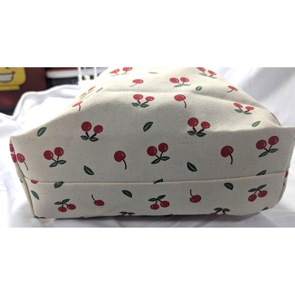 JIASHIQING Chery Pattern Canvas Tote Bag - Picture 6 of 8